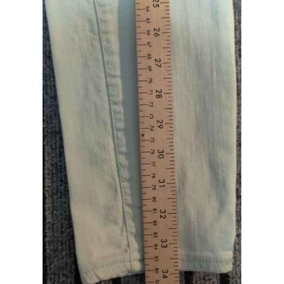5‎ Pocket Ankle Skinny Jean Size 28 Robins Egg Blue - Picture 11 of 13